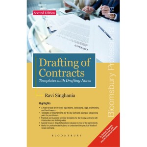 Bloomsbury's Drafting of Contracts Templates with Drafting Notes [HB] by Ravi Singhania